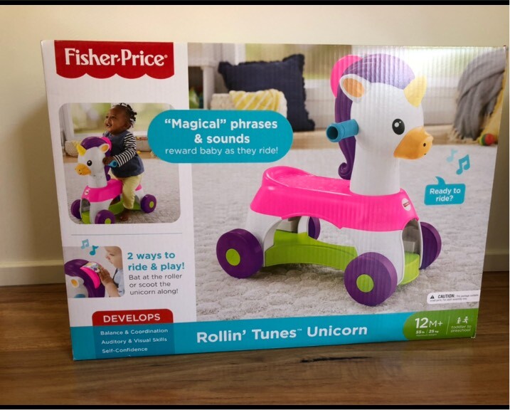 fisher price rollin tunes unicorn